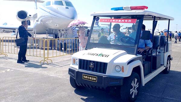 瑪西爾警用巡邏車北京大興國際機場正式投運